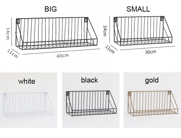 Iron wall shelves Decorative Storage Rack Room decorative shelves iron floating shelf nordic shelf child room wall shelf