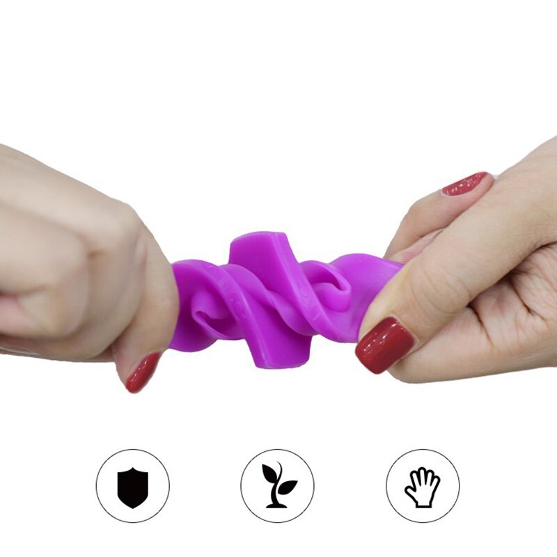 2 stück/lot silikon-mikrofonhalterung mit anti-roll-schutzring für mikrofon-bodenstange, passend für bbs-mikrofone, ktv- und dj-geräte, farbe zufällig