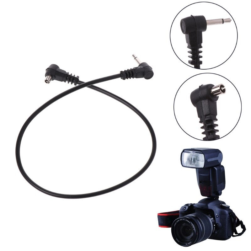 Vhbw PC Sync Kabel Naar 3.5mm | Voor Yongnuo RF-602TX Flitser | 35-136 Cm