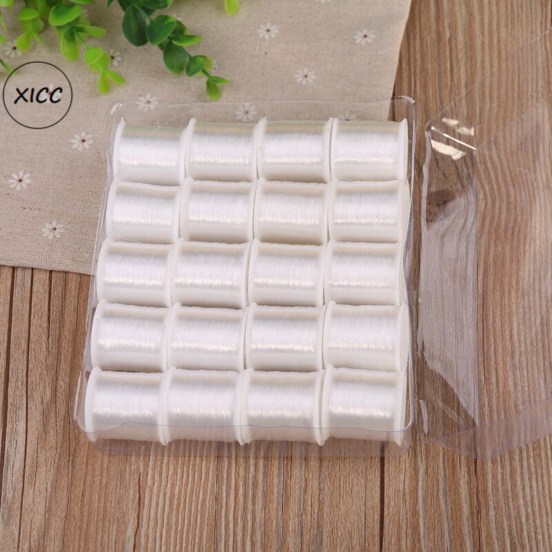 High Strength White Nylon Fishing Cord For Sewing Patches On Clothes Bags Invisible Line Threads For Daisy Chain Jewelry Beaded
