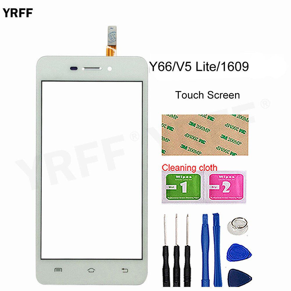 Per Vivo V5 Lite 1609 Touch Screen Digitizer 5.5 ''per Vivo Y66 parti esterne del pannello del sensore Touch in vetro esterno