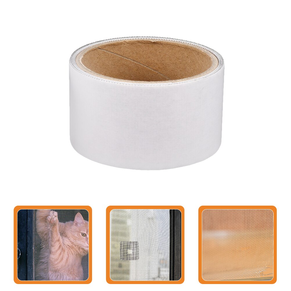 1 Roll Window Screen Tape Net Door Fix Patch Screen Window Door Repair Tape: Grey
