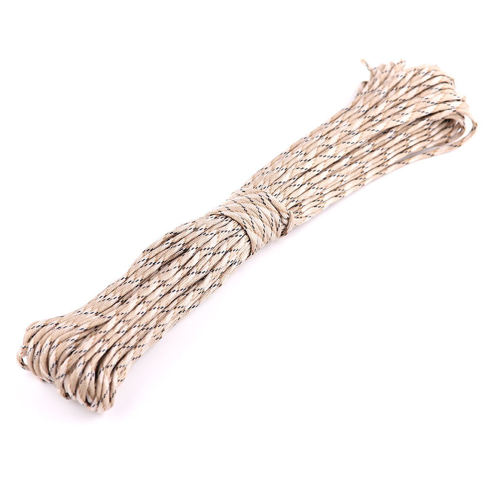 Cuerda de paracaídas 5 15 M 7 núcleos 550 4mm Paracord accesorios de Camping cordón de supervivencia accesorios de tienda de senderismo cuerda de pulsera DIY