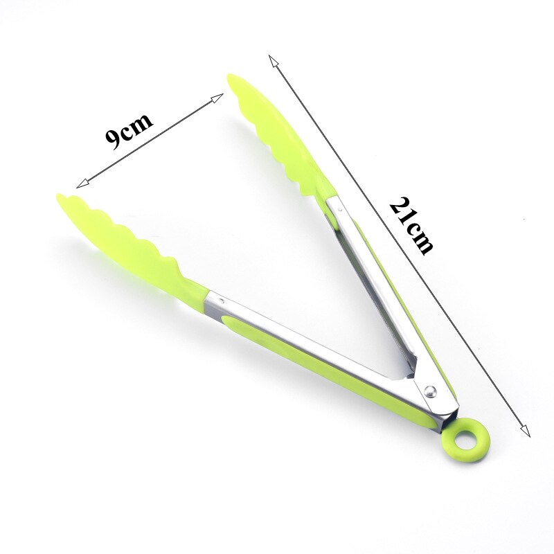 Cooking Tools Kitchen Accessories Stainless Steel Food Clip with Silicone Cover Handle Kitchen Utensils Gadgets Goods Cozinha BQ