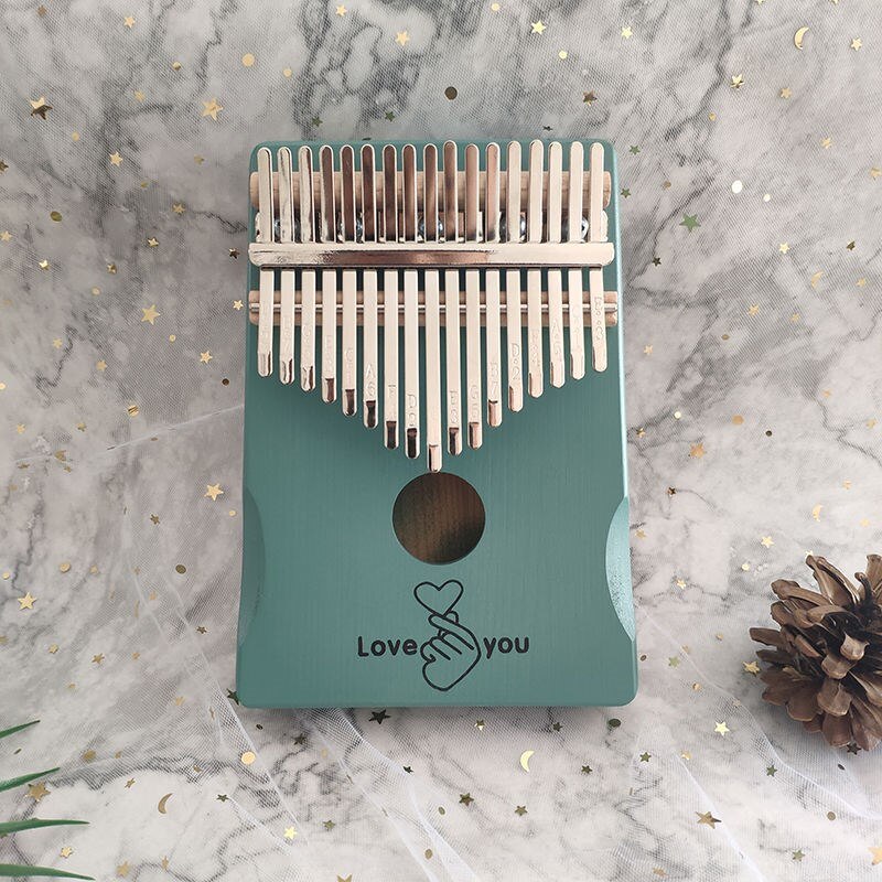 Kalimba 17 Keys Thumb Piano african calimba mbira Single Board High Mahogany Wood Made by for kids Keyboard instrument