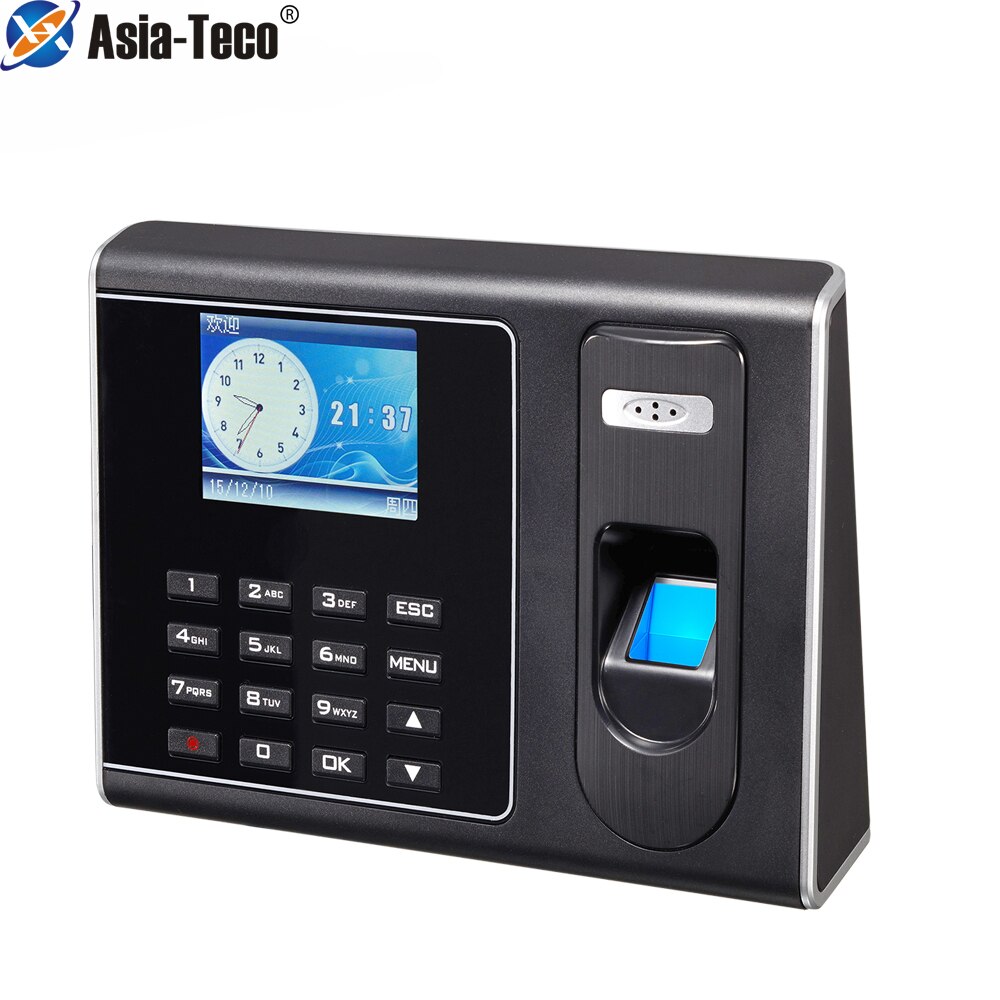 2.8" screen Fingerprint Biometric Attendance System Time Clock Employee Control Machine Electronic Device TCP/IP Network: Default Title