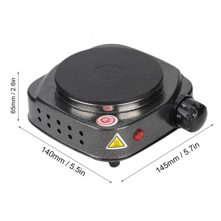220v 500w elektrisk spisplatta multifunktionell järnbrännare hem kök spis kaffevärmare hushållsredskap eu-kontakt