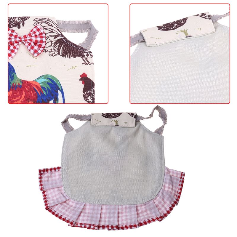 OYIGU Hen Apron, Hen Feather Protective Cover With Elastic, Hen Wing Cover Hens Saddles For Poultry Protector Chicken Saddle