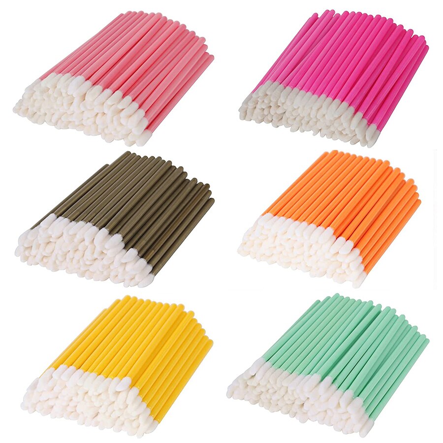 50/100 Pcs Disposable Lip Brushes synthetic Hairbrush full size Lipsticks Lipbrush Make up Brushes Cosmetic Makeup Tools