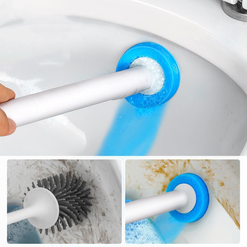 Wegwerp Wc Borstel Huishouden Muur Gemonteerde Kan Worden Gegooid Zonder Dode Hoeken Cleaning Toiletborstel Badkamer Accessoires