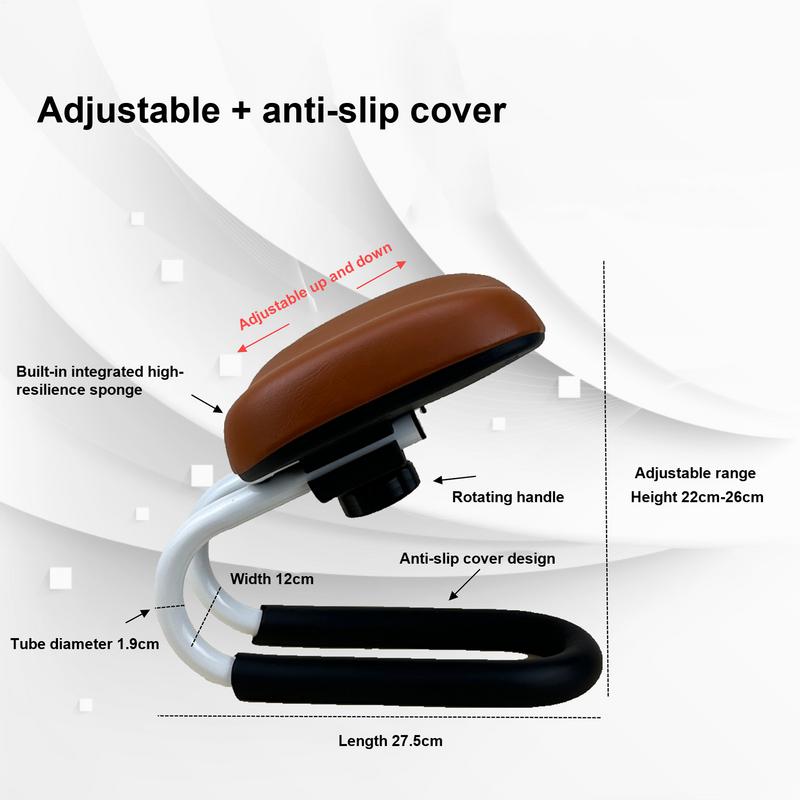 Banc de prière avec cadre métallique, tabouret de Yoga, hauteur réglable, manchon de jambe antidérapant, accessoires de méditation, chaise Portable pour Yoga à domicile