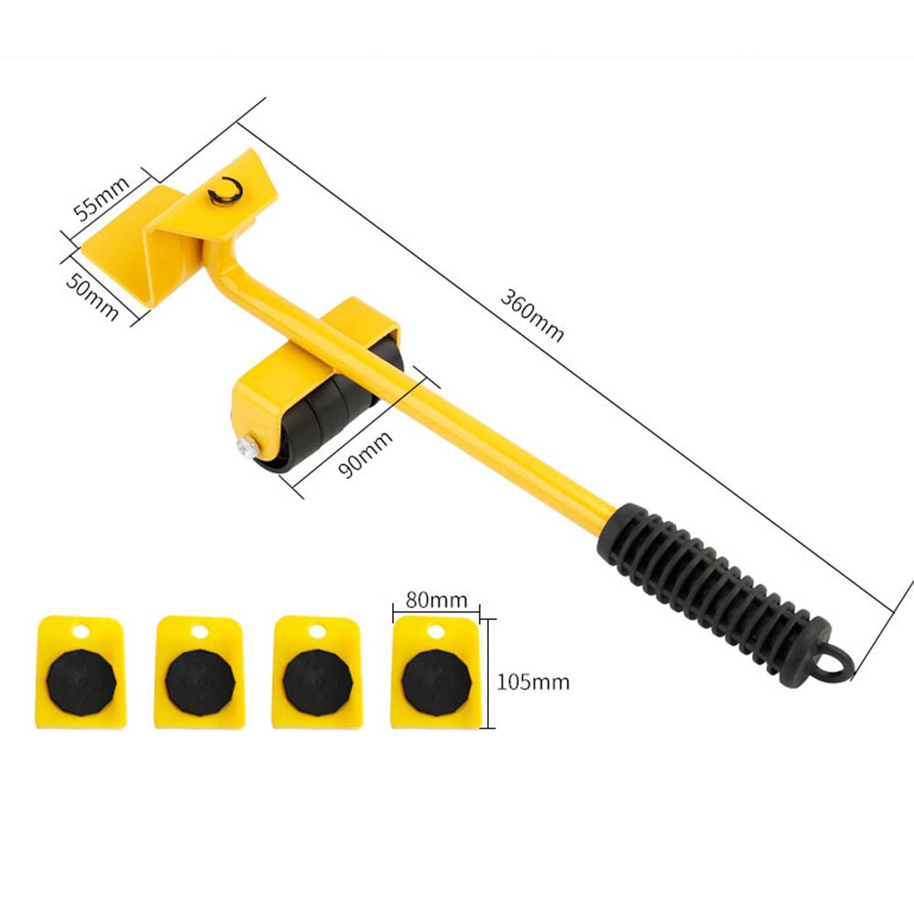 Furniture Lifter Heavy Roller Move Tool Set Wheel ... – Vicedeal