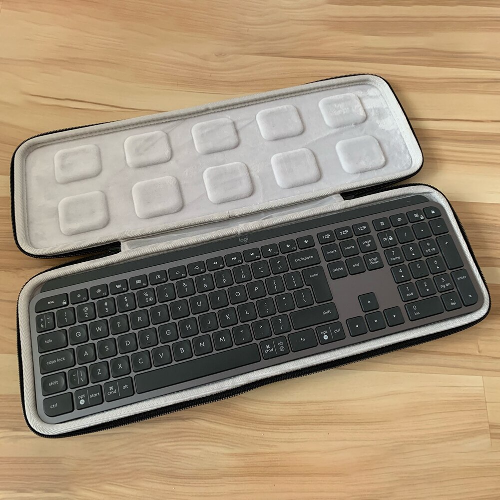 Harte Tastatur Lagerung tragen Fall Wasserdicht EVA Schutz Tasche Fällen Für Logitech MX Schlüssel Erweiterte Drahtlose Tastatur