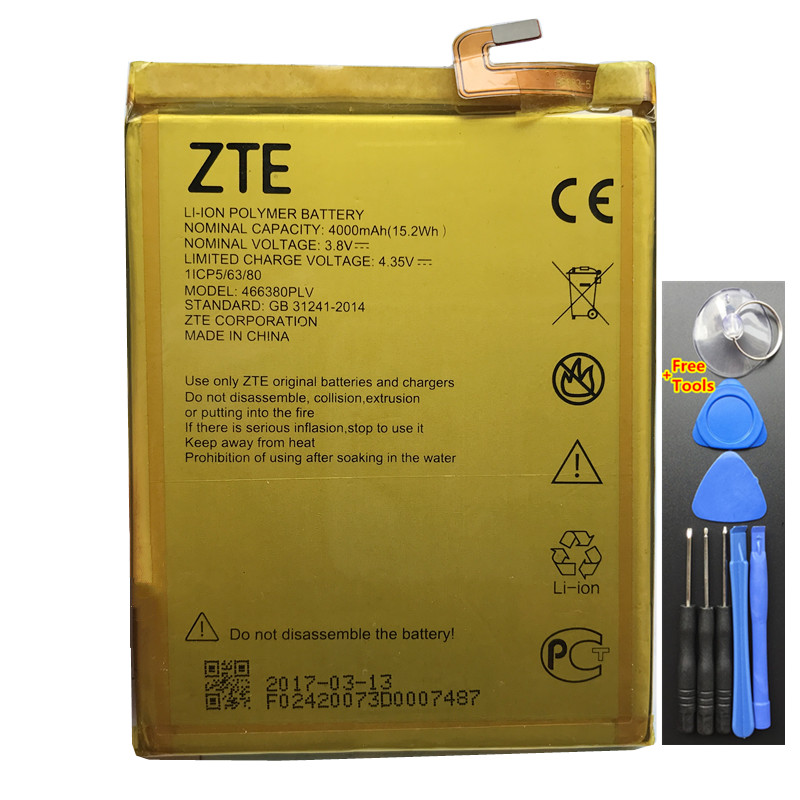 100% 4000 mAh Neue 466380PLV 466380PVL Batterie Für ZTE KLINGE A610 A610C A610T BA610C BA610T Telefon Batterie