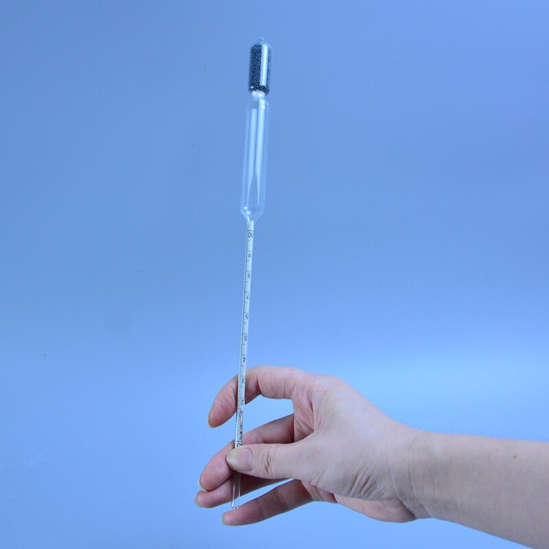 2 sztuk/partia 1.0-1.1/m3 szklane densytometry laboratorium chemiczne szkło miernik gęstości densymetru cieczy hydrometr