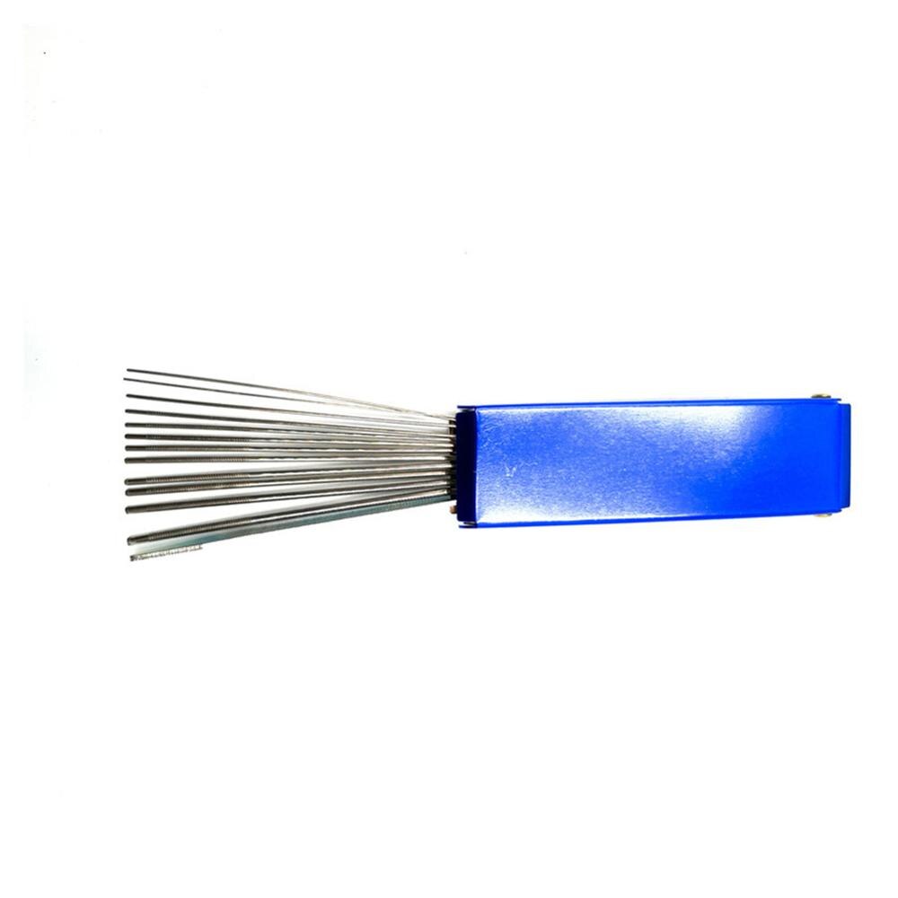 Juego de carburadores de carbón limpiador de polvo, 10 cables de limpieza + 12 agujas de alambre + 5 cepillos, Kit de herramientas de limpieza
