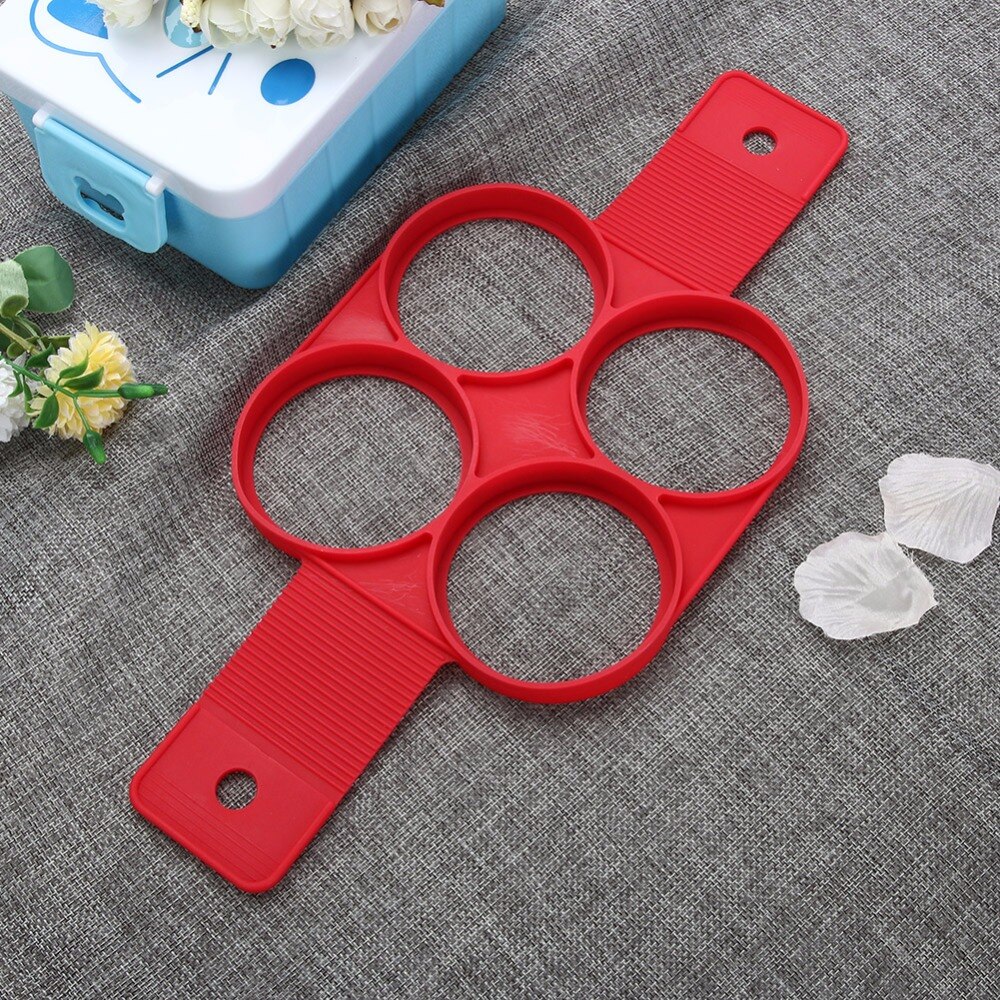 Pancake Mold Gadgets Fantastic Fast Easy Way To Make Perfect Cooking Four Holes DIY Pancakes Tool Form For Fried Eggs Cooker Egg: B