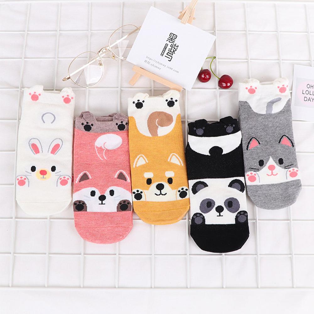 Simpatici calzini in cotone per bambini invernali da 1 paio per neonate Panda bambini ragazzo calzini morbidi caldi vestiti per bambini colore caramella forniture per bambini