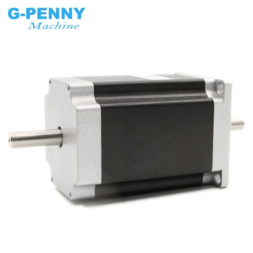 NEMA 23 Stepper motor double shaft 3A 2.2N.m 315Oz-in dual shaft D=8mm 57x82mm Nema23 stepping motor For CNC machine 3D printer