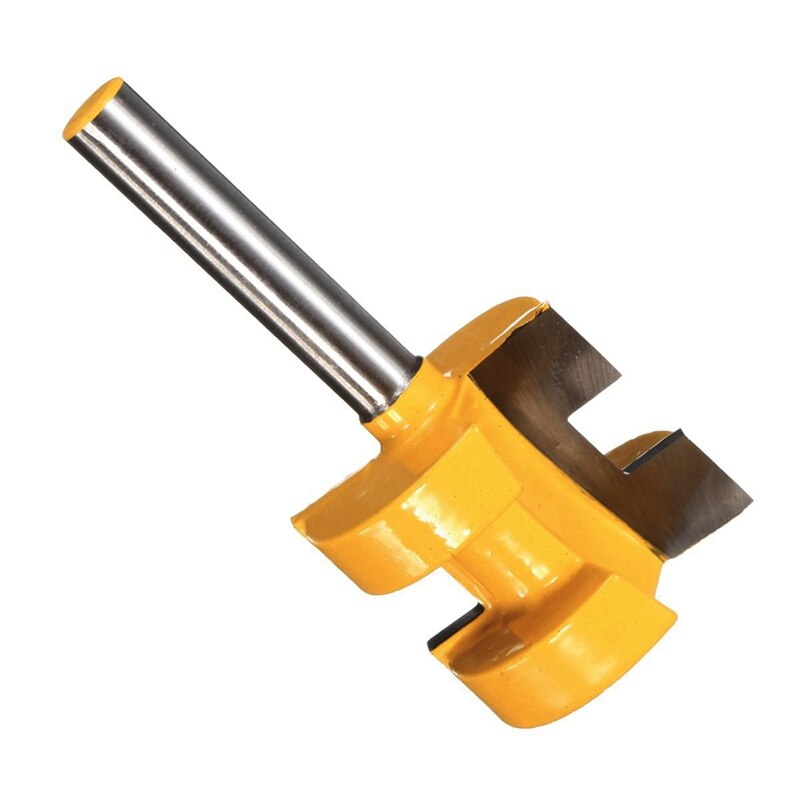 2 pcs Tongue Groove Router Bit 1/4" Shank Huge Crown Molding Tenon Line Cutter