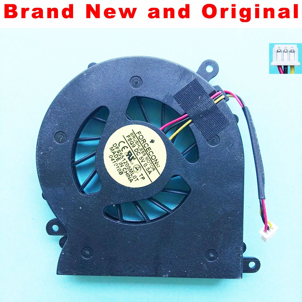 CPU fan for SOTEC R501A7B ONKYO R505A5 Akoya E5411 laptop cpu cooling fan cooler DFS551205ML0T F8G9