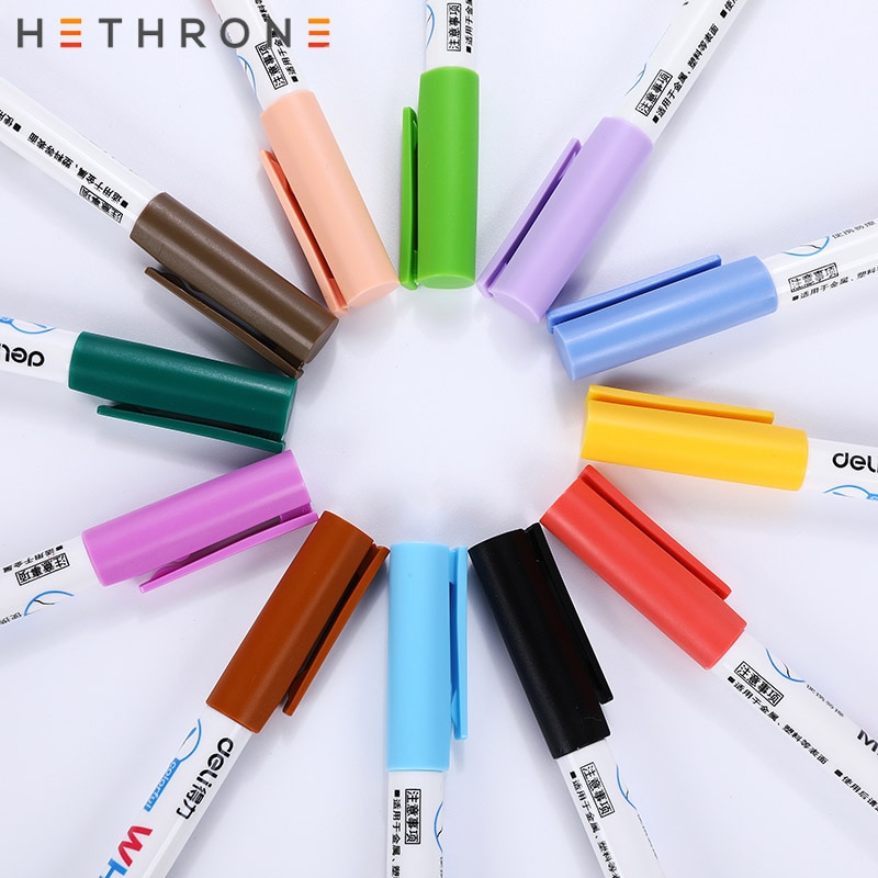 Le tableau blanc imperméable de hetrône place le stylo effaçable de marqueurs de sharpie 8/12 pièces