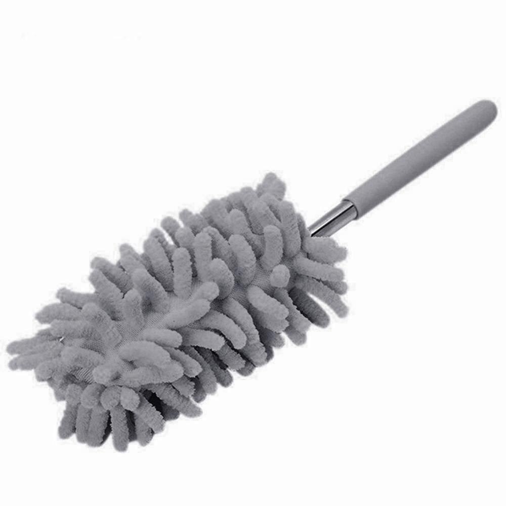 Telescopic Microfibre Duster House Cleaning Extendable Cleaner Dust Long Handle Sweeper Dusters Retractable Extension Type: Light Grey