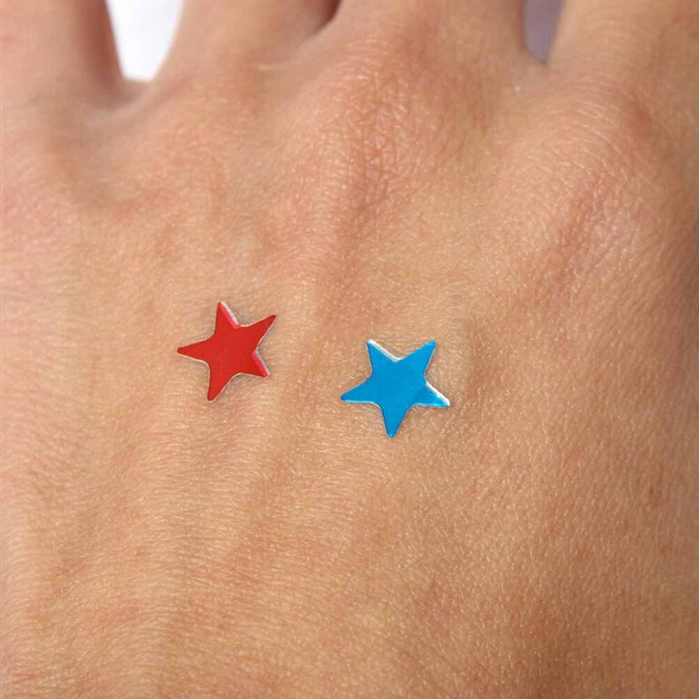 For iPhone 4 5 6 6s plus Sticker JETTING 10 sheet Star Shape Stickers Labels