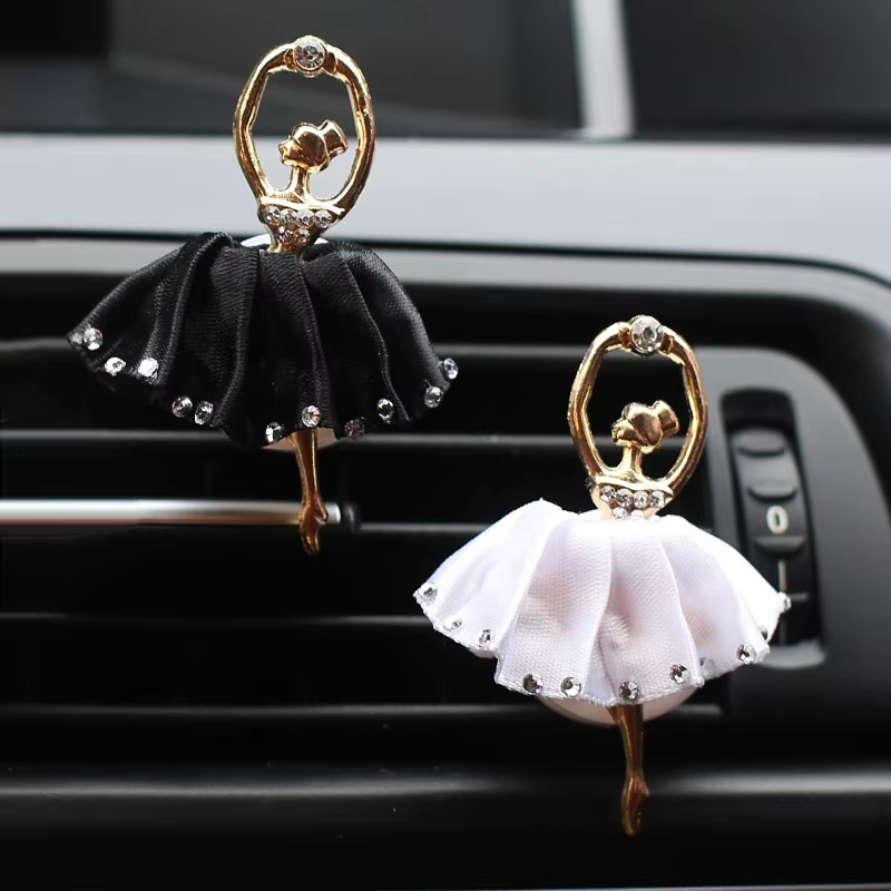 Auto Parfum Clip Ballet Meisje airconditioning Outlet Parfum Clip Ballerina Meisje Luchtverfrisser Geur Clip Auto Decor Accessoires