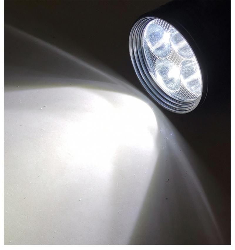 1pc de Travail 30W Moto 4 LED Spot Phare Lampe de Conduite de Brouillard Automatique De Lumières De Moto Feux de Brouillard 6000K Lumière Led Bar