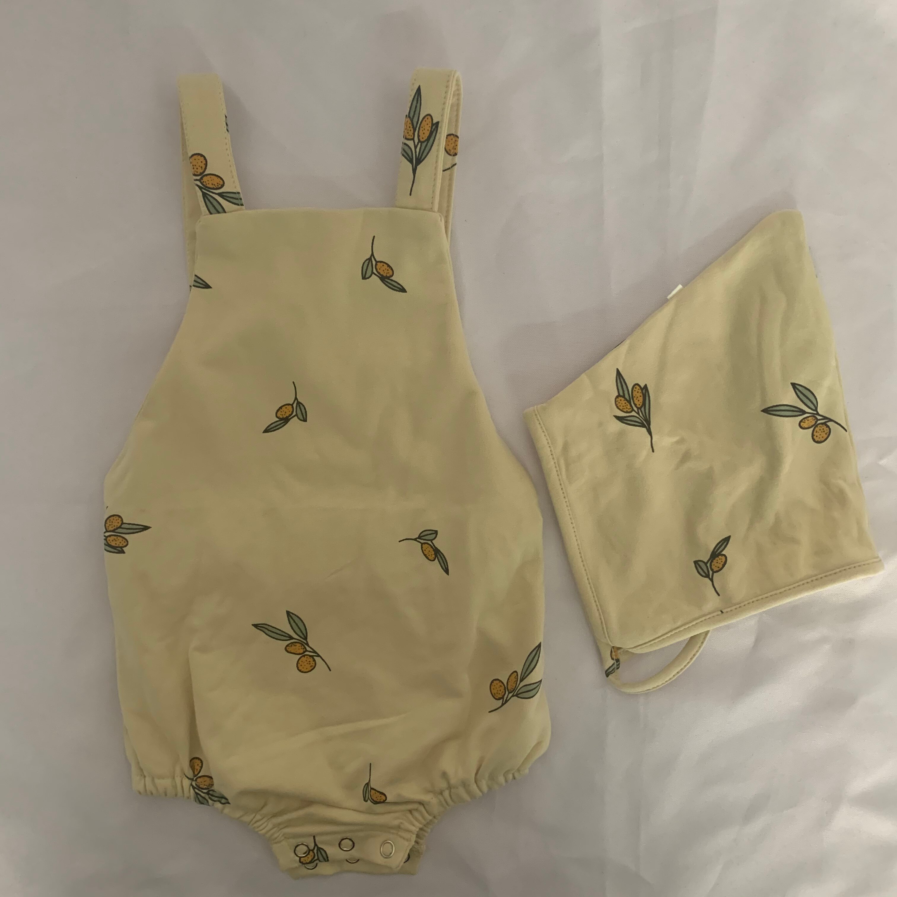 Herfst Peuter Baby Bodysuit Baby Boy Overalls Leuke Bloemen Meisjes Katoenen Mouwloze Jumpsuit Met Hoed Baby Kleding: 233643626Floral / 9m