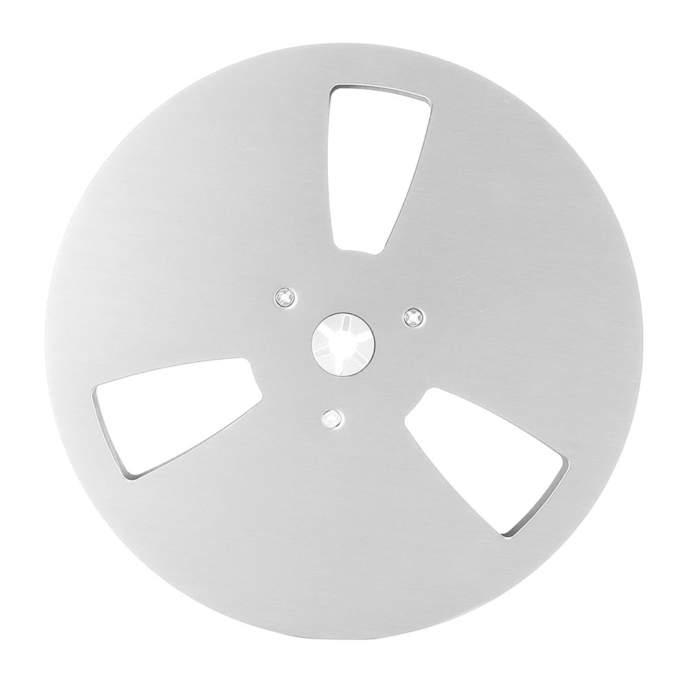 1/4 7 Inch Lege Tape Reel Aluminium Lege Tape Reel 3 Gaten Opname Takeup Reel voor TEAC Universeel voor Reel To Reel Tape: Zilver