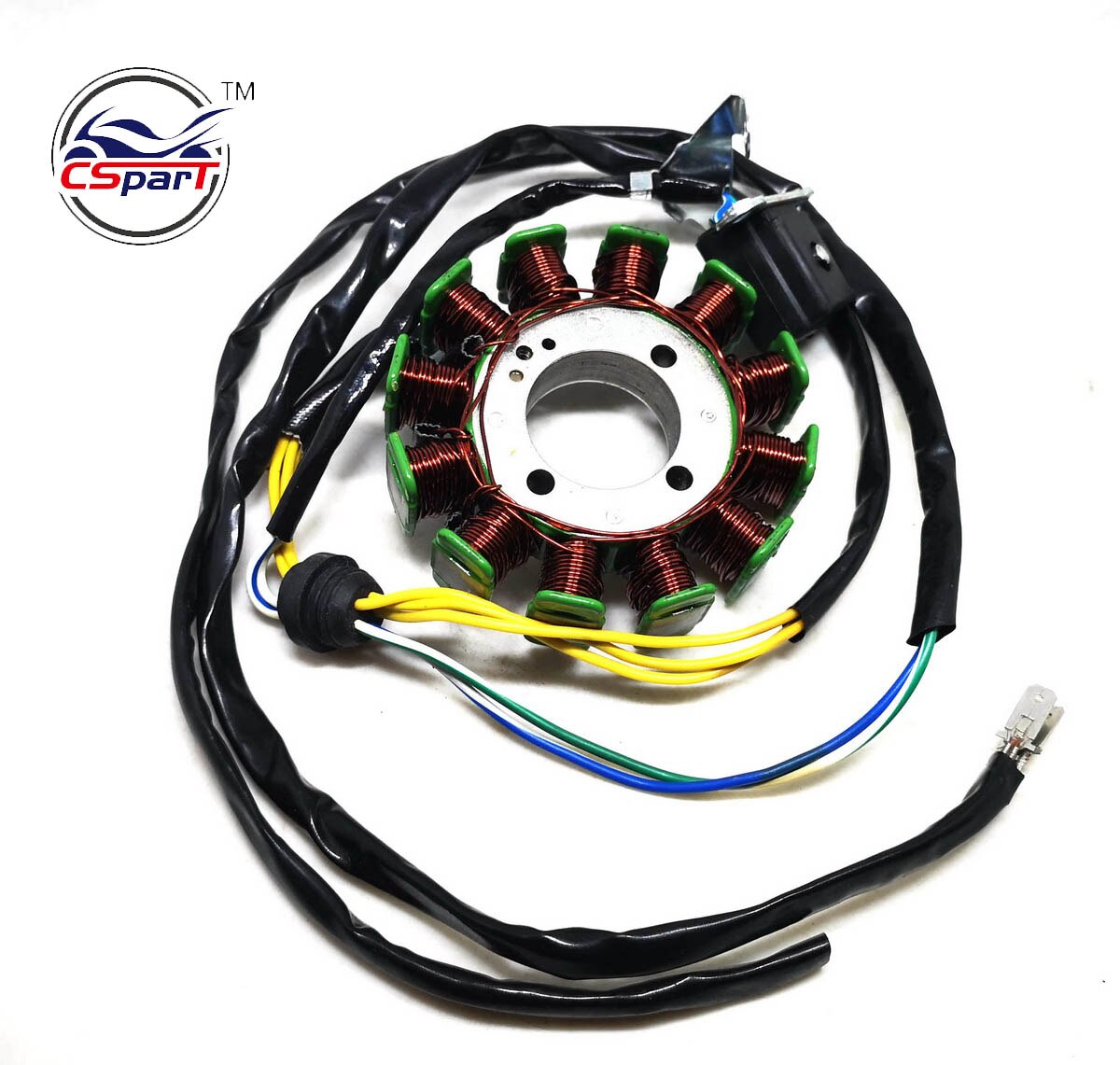 Magneto stator 12 polet spole 5 wire 200c 250cc cg bashan shineray jinling taotao dirt pit bike atv quad parts
