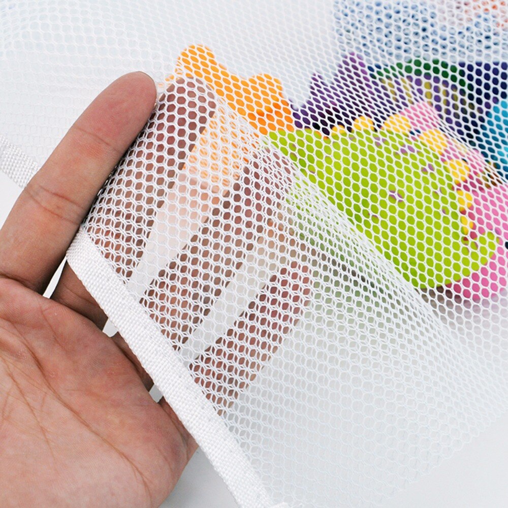 Gratis frakt baby bad nät sug förvaring hopfällbar hängande nätpåse miljövänlig badrum dusch leksak spädbarn badkar leksaker