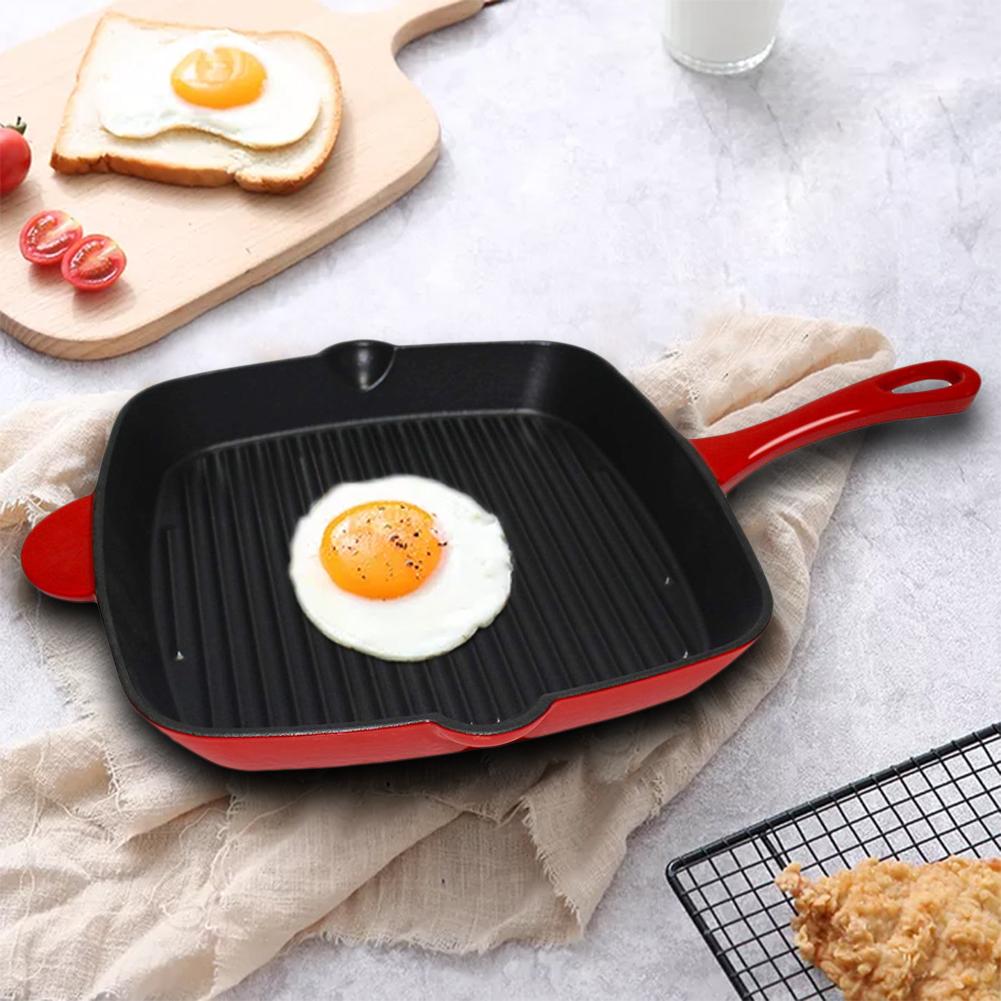 Thick Cast Iron Enamel Round Frying Pan Non-stick Iron Enamel Pot Soup Pot Cast Iron Pot