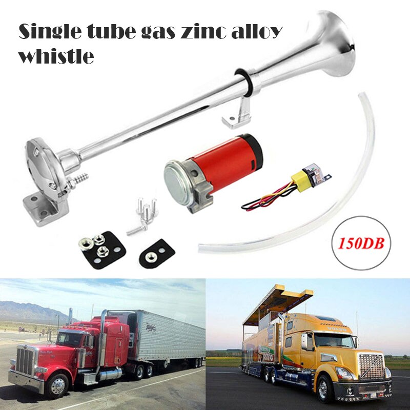 Klaxon de Train 12V avec trompette simple forte de compresseur d'air pour le bateau de Train de camion TD326