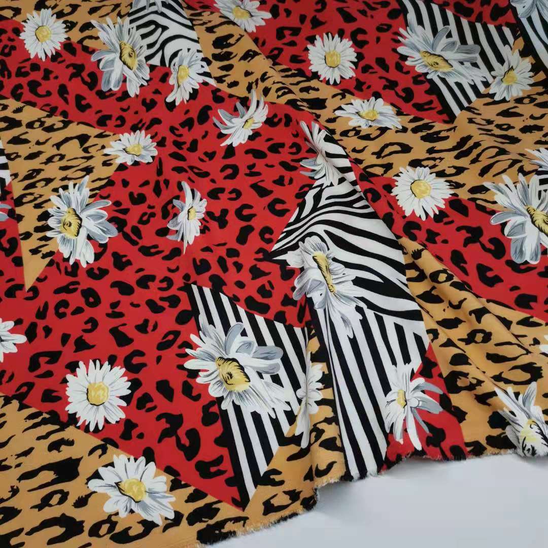 Kjole stof chiffon stretchy jakkesæt stof sommer materiale: 8