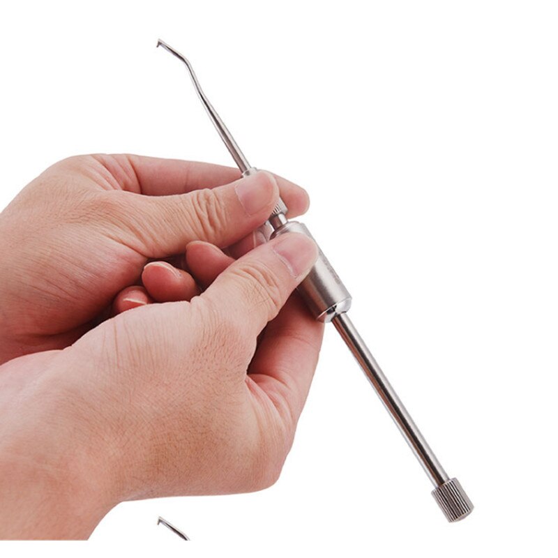 Dental Automatic Teeth Crown Remover Adjustable 4 Shifts Manual Crown Remover Stainless Steel Dentist Lab Teeth Restoration Tool