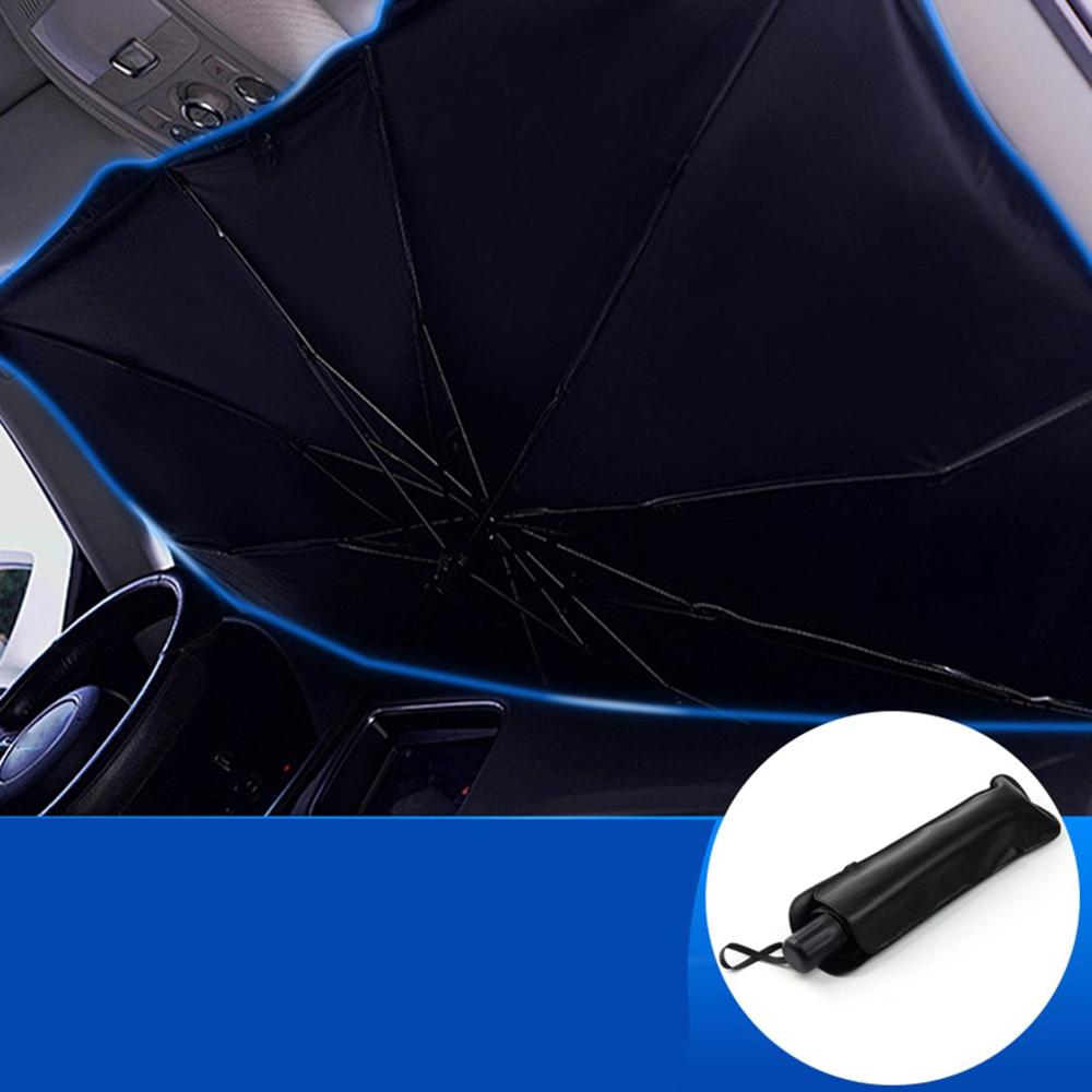 Foldable Portable Car Sun Shade Car Front Block Sunshade Thermal Insulation Windshield Sunshade Car Umbrella Car Curtain