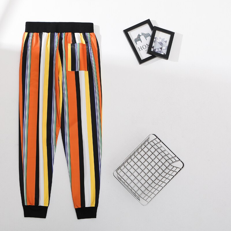 Novedad de verano pantalones de impresión Inglaterra estilo pantalones de Hip hop pantalones de las mujeres pantalones Joggers de hombre Casual hombres pantalones: L
