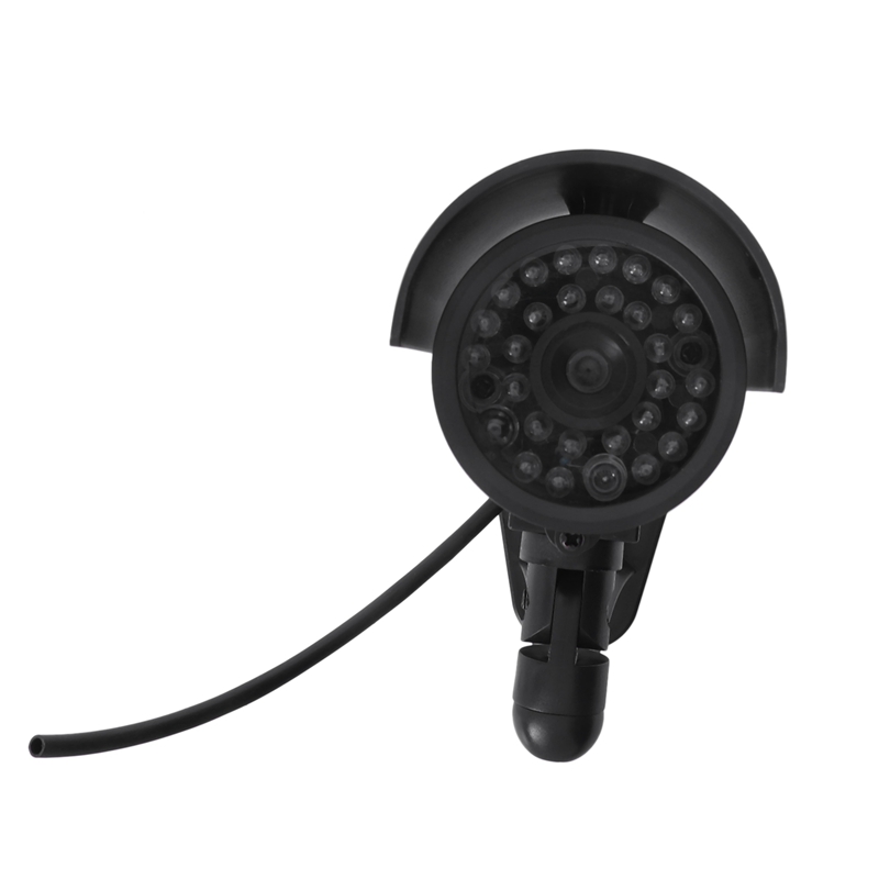 Fingindo falso câmera cctv cam imitação vermelho led impermeável indoor/outdoor segurança em casa