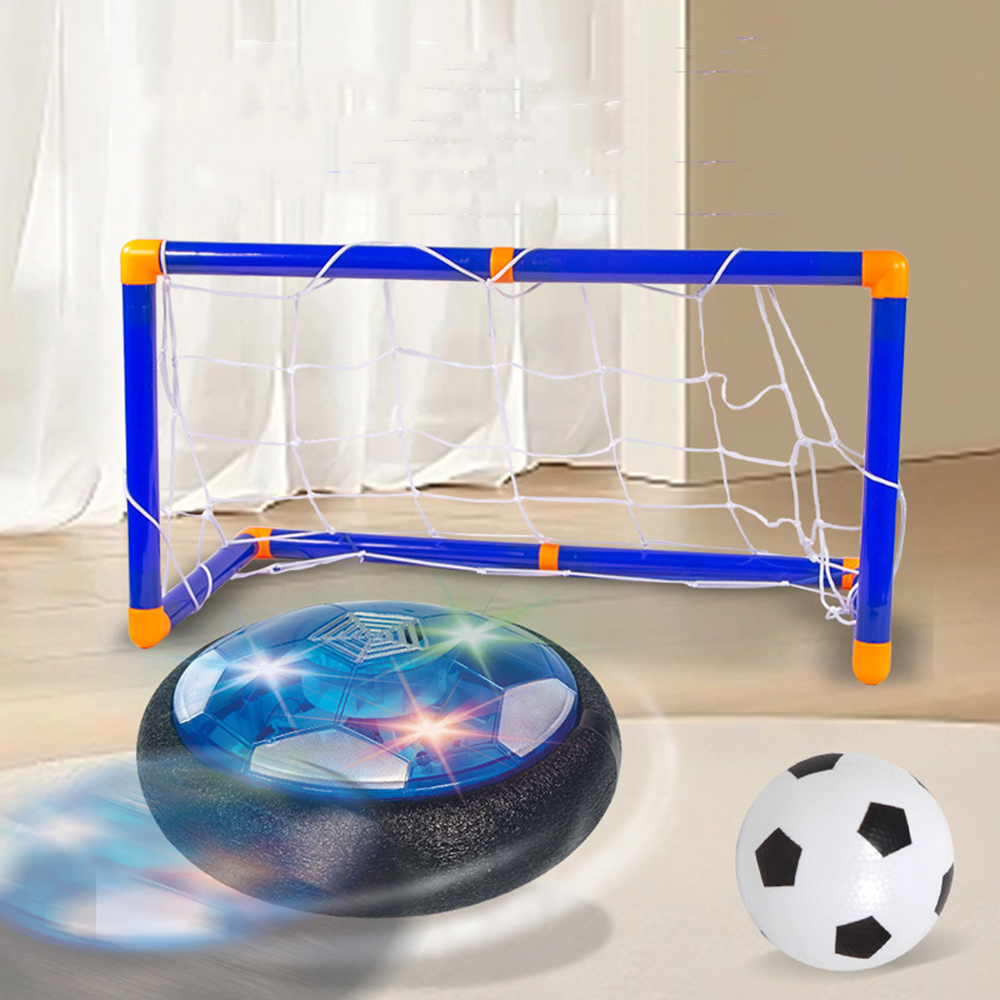 Electric Soccer Ball Hover Soccer Ball LED Light Projector Suspended Football Toys Gliding Air Cushion Floating Foam Kids