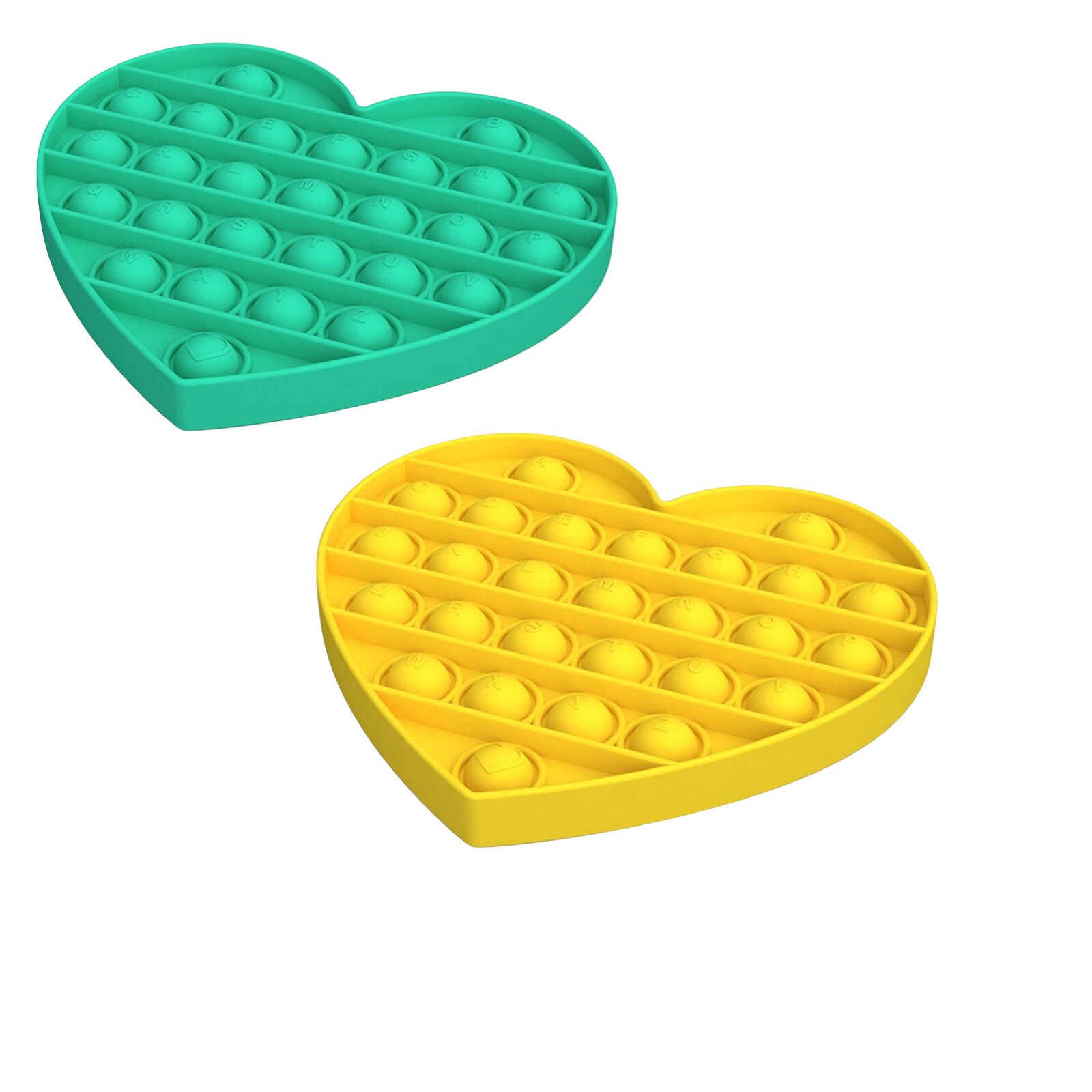 Zabawki antystresowe Bubble Popping gra Push Fidget zabawka sensoryczna śmieszne dorosłe dzieci reliever stres zabawki silikonowe autyzm specjalne potrzeby: L-2PCS