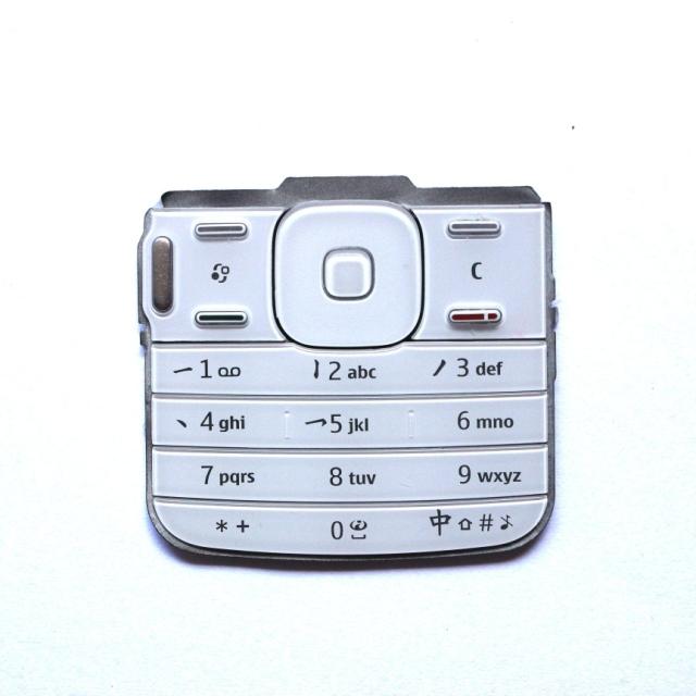 Toetsenbord Toetsenbord Knoppen voor Nokia N79 Wit Zwart Vervanging Reparatie Met Screwdrivr gereedschap