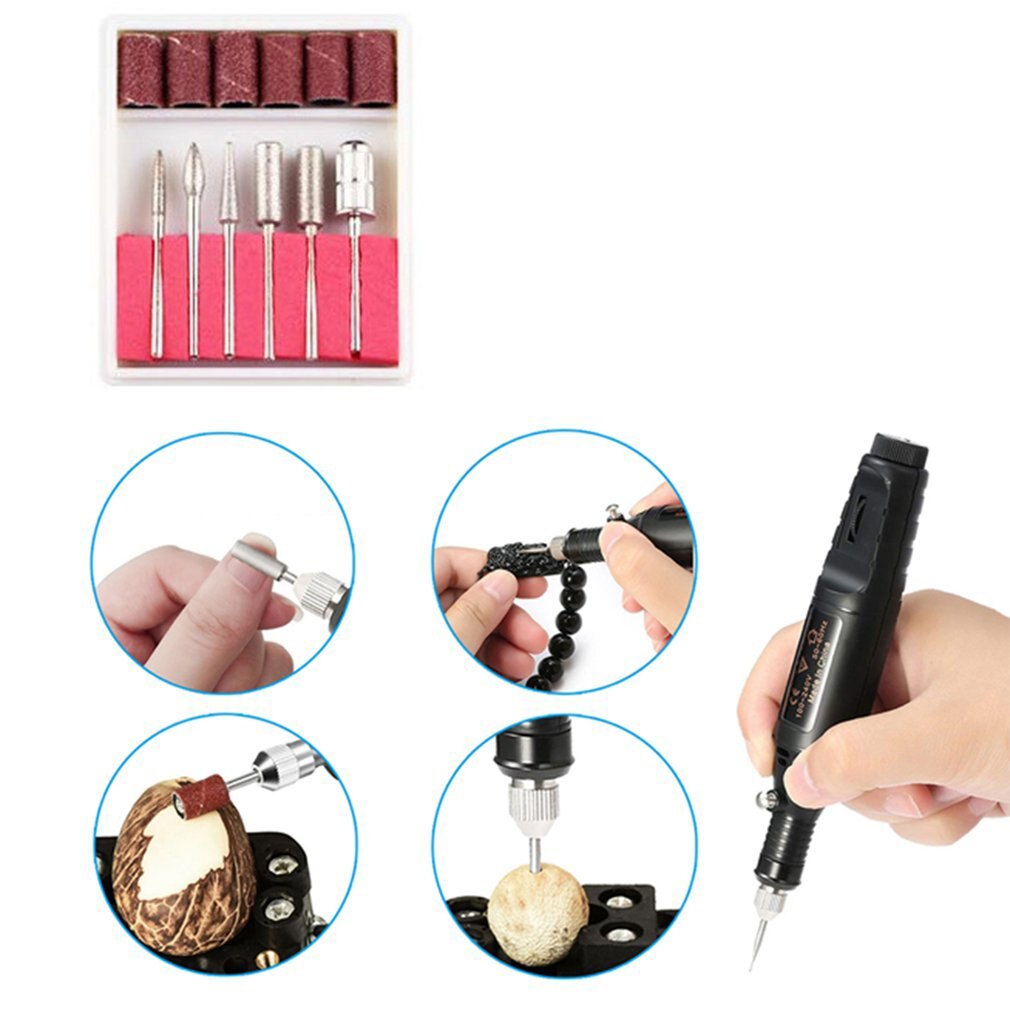 88 Stuk Mini Elektrische Molen Set Graveren Pen Nail Gereedschap Elektrische Grinder Elektrische Boor Belettering