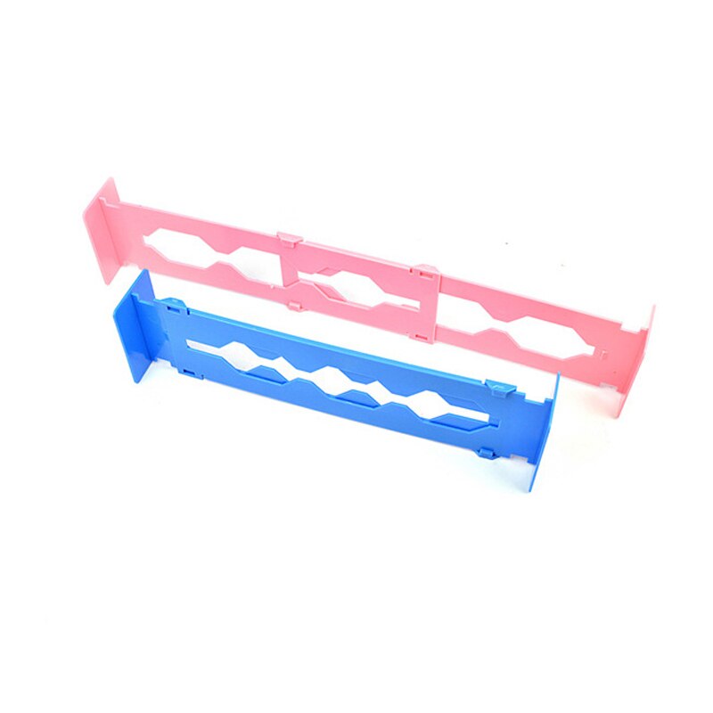 Separador de cajones de armario retráctil ajustable, listón para almacenamiento, multiusos, bricolaje, organizador, separadores para el hogar y la Oficina, 5 colores