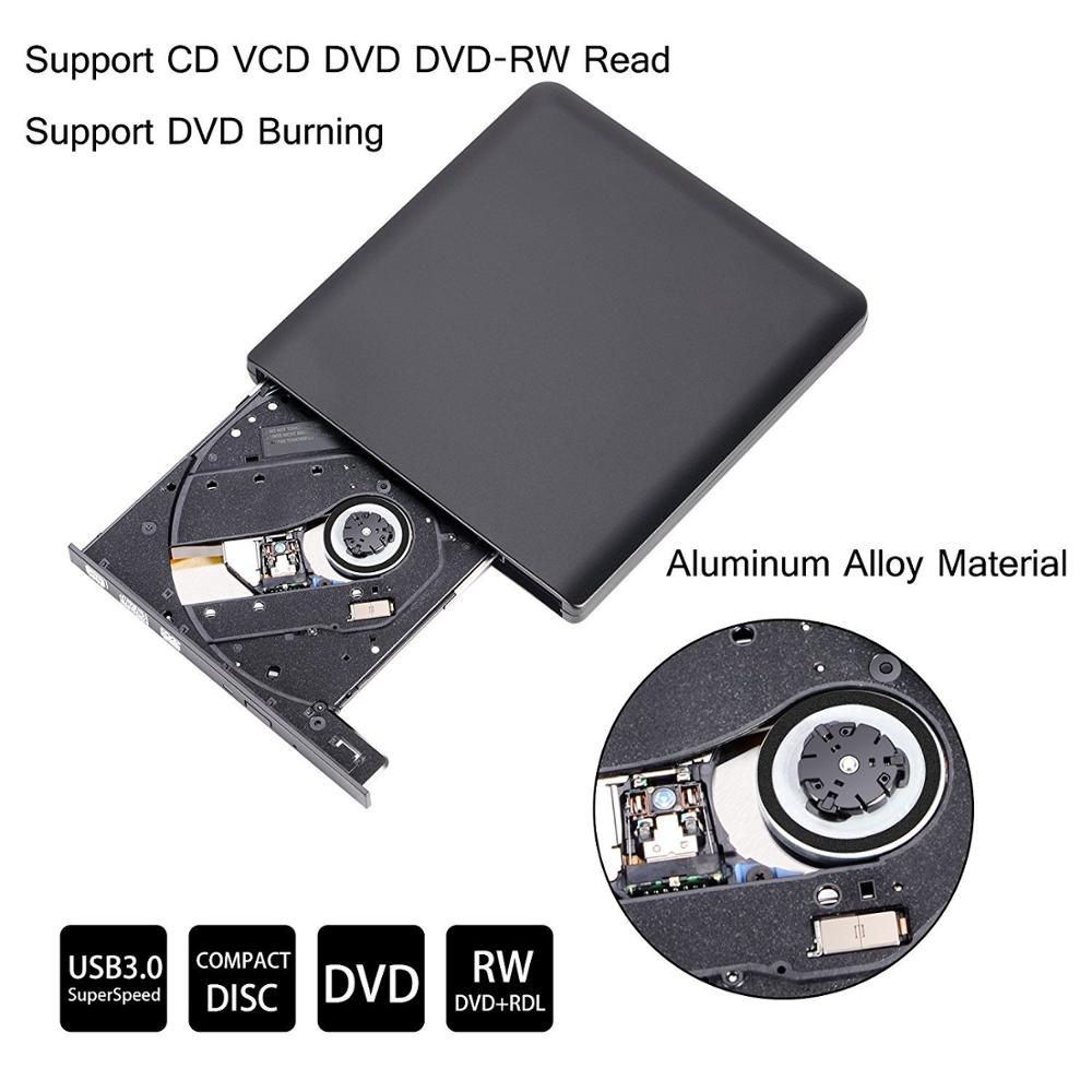 USB 3.0 Externe Drive DVD Brander Schrijver DVD-RW DVD ROM Speler Voor Voor Asus Samsung Acer Dell Laptop PC HP lenovo Windows