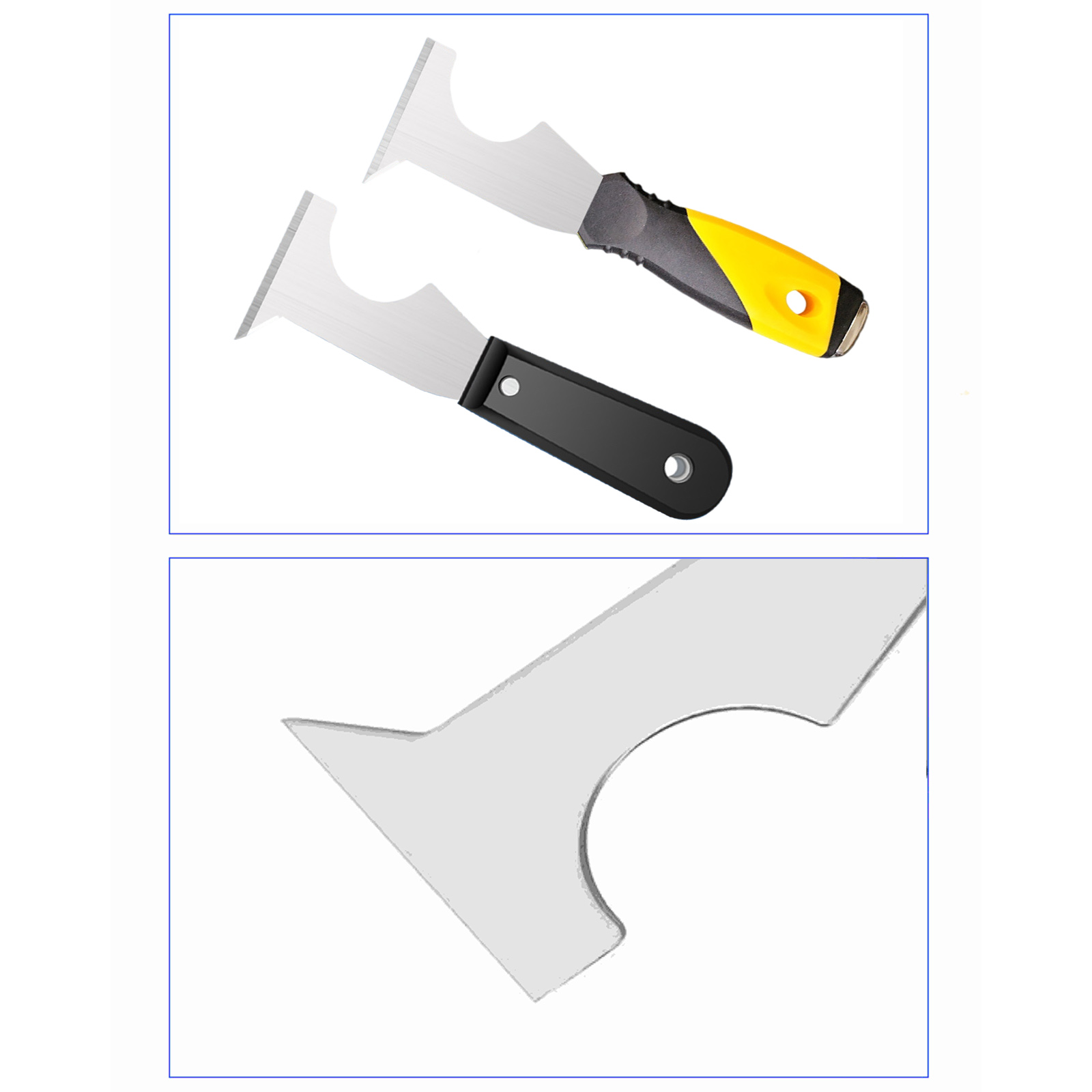 Mini Stainless Steel Putty Knife Construction Tools Polish Blade Putty Knife Paint Scraper Practical Gadget Hand Tools