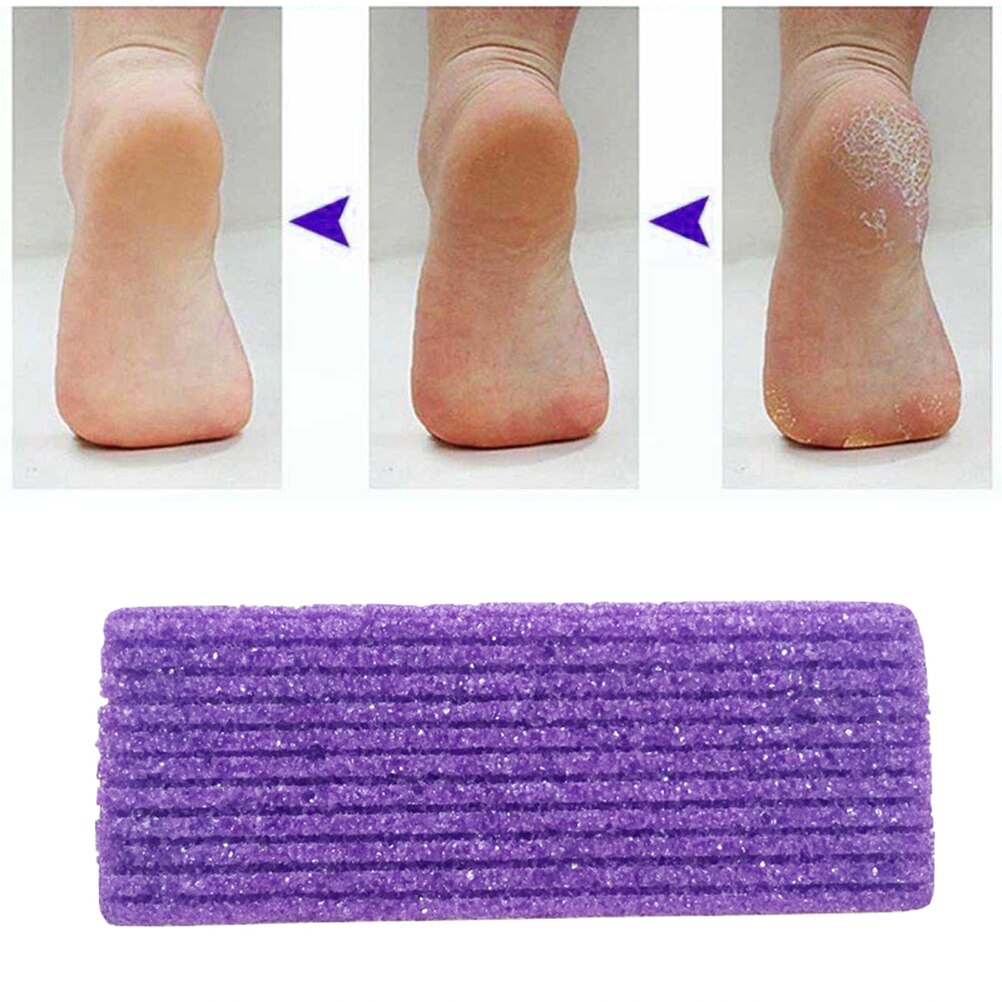 Piedra pómez para los pies esponja piedra pedicura piedra pómez para los pies piedra herramientas de pedicura para los pies callos exfoliar durezas eliminar depurador de pedicura
