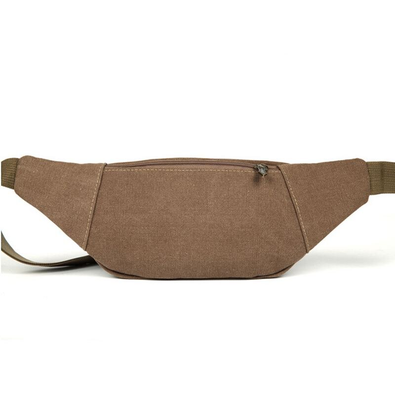 Vogue Star -Selling Multifunctionele Casual Canvas Taille Pack Organizer Tas Voor Mannen Taille Zakken LA106
